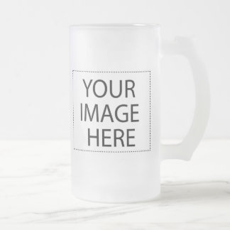 Taza De Cristal Esmerilado Diseñar sus propios regalos Personalizados - En bl