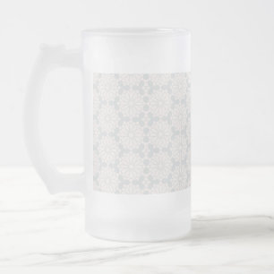 Taza De Cristal Esmerilado Diseño de arte islámico elegante