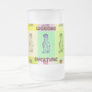 Taza De Cristal Esmerilado Diseño de Drinkware doméstico de color de trabajo
