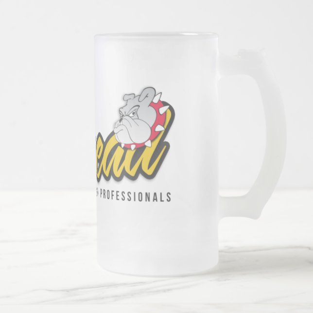 Taza De Cristal Esmerilado Diseño de Jarhead (Derecha)