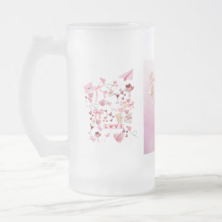 Taza De Cristal Esmerilado diseño de mugre