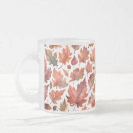 Taza De Cristal Esmerilado Diseño de Patrón de Radiancia Rústica