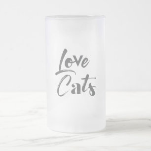 Taza De Cristal Esmerilado Diseño divertido, alegre, moderno y lindo de los g