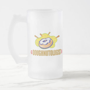 Taza De Cristal Esmerilado Divertidas nueces