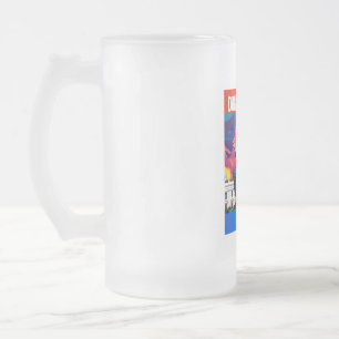 Taza De Cristal Esmerilado DONALD TRUMP - 45 y 47