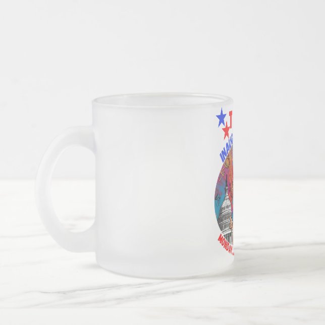 TAZA DE CRISTAL ESMERILADO DONALD TRUMP INAUGURATION DAY 2025 (Izquierda)