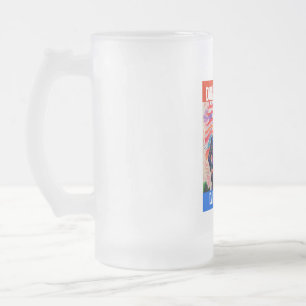 TAZA DE CRISTAL ESMERILADO DONALD TRUMP - LA CASA DE DADDY