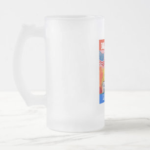TAZA DE CRISTAL ESMERILADO DONALD TRUMP - LA CASA DE DADDY
