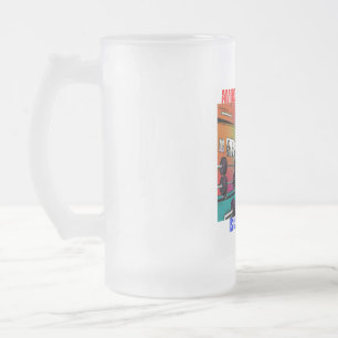 TAZA DE CRISTAL ESMERILADO DONALD TRUMP - LA FUERZA DE ESTADOS UNIDOS ESTÁ RE