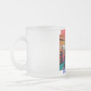 TAZA DE CRISTAL ESMERILADO DONALD TRUMP - LA FUERZA DE ESTADOS UNIDOS ESTÁ RE