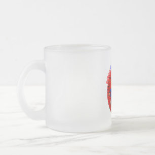 TAZA DE CRISTAL ESMERILADO DONALD TRUMP- NADIE CONSTRUYE PAREDES COMO YO