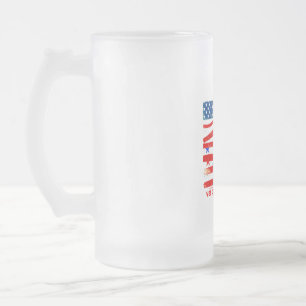 TAZA DE CRISTAL ESMERILADO DONALD TRUMP- SÍ, SOY CHICA DE TRUMP