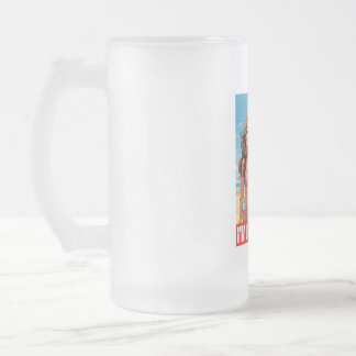 TAZA DE CRISTAL ESMERILADO DONALD TRUMP - SOY CHICA DE TRUMP