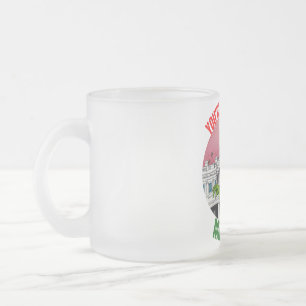 TAZA DE CRISTAL ESMERILADO DONALD TRUMP - USTED ES MALO, SR. TRUMP