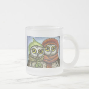 Taza De Cristal Esmerilado Dos hermanas