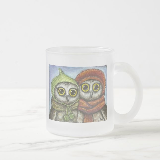 Taza De Cristal Esmerilado Dos hermanas (Derecha)