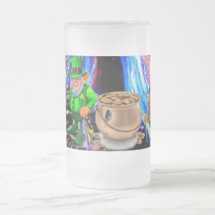 Taza De Cristal Esmerilado DOS LOCAUNS mug