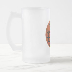 Taza De Cristal Esmerilado Dot de baloncesto