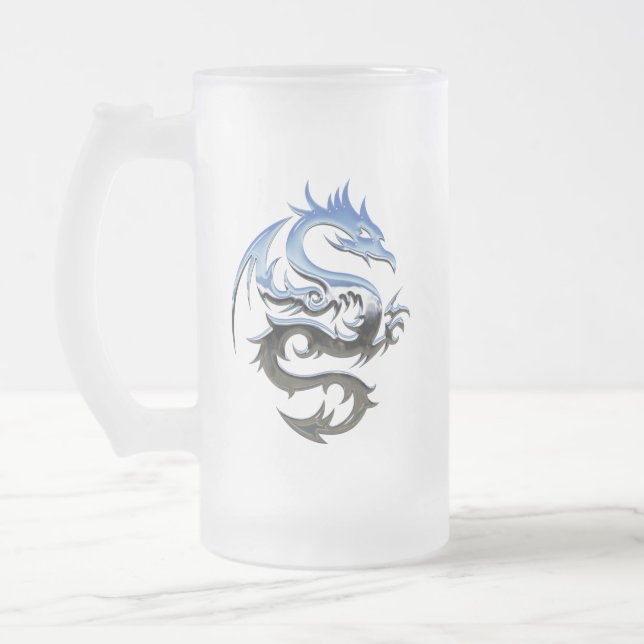 Taza De Cristal Esmerilado dragón-1721875 (Izquierda)