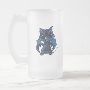 Taza De Cristal Esmerilado Dragón de bebé de bolsillo