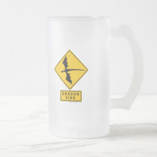 Taza De Cristal Esmerilado Dragón XING