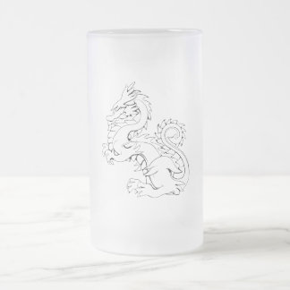 Taza De Cristal Esmerilado Dragones asiáticos Tatsu son criaturas míticas de 