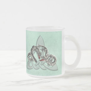 Taza De Cristal Esmerilado Dragonfight