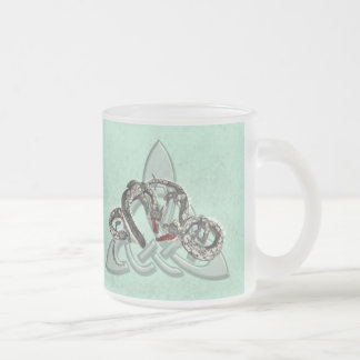 Taza De Cristal Esmerilado Dragonfight