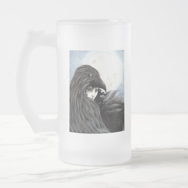 Taza De Cristal Esmerilado Drinkware totémico de Hecate (Izquierda)
