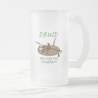 Taza De Cristal Esmerilado Druida: Guárdese de las ardillas