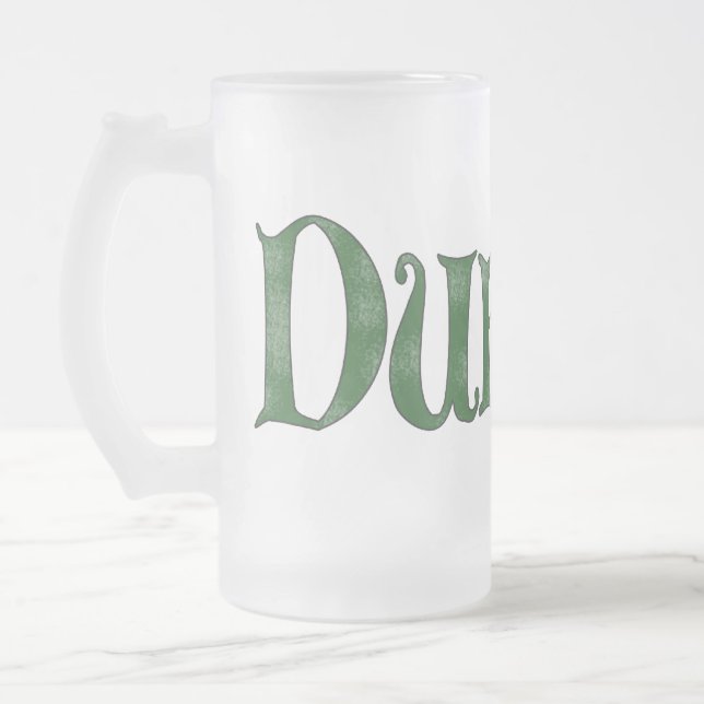 Taza De Cristal Esmerilado Dublin Beer Stein (Izquierda)