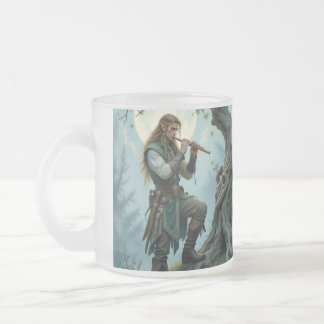 Taza De Cristal Esmerilado Duende