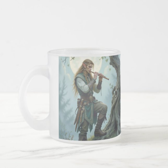Taza De Cristal Esmerilado Duende (Izquierda)