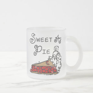 Taza De Cristal Esmerilado Dulce como empanada