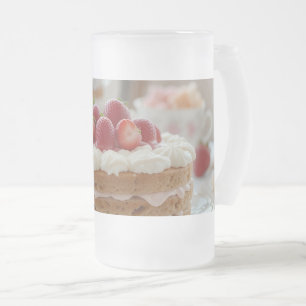 Taza De Cristal Esmerilado Dulce Hora del Té de la Tarde