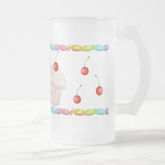 Taza De Cristal Esmerilado Dulces