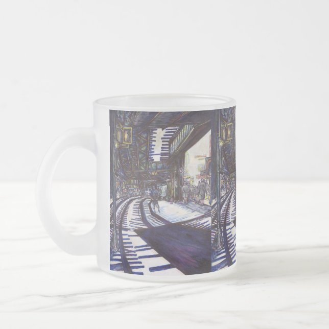 Taza De Cristal Esmerilado Dustar el piano (Izquierda)