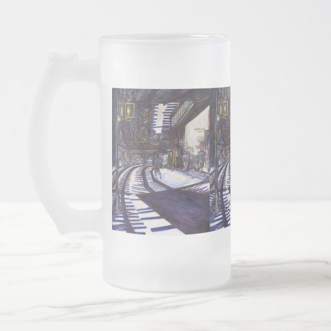 Taza De Cristal Esmerilado Dustar el piano (Izquierda)