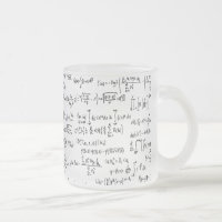 Ecuaciones escritas mano //de la matemáticas
