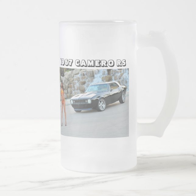 Taza De Cristal Esmerilado Edición del coche de Musle (Derecha)
