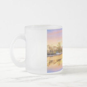 Taza De Cristal Esmerilado Edificio del Capitolio de EE. UU. en Washington DC