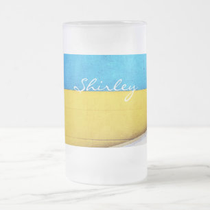 Taza De Cristal Esmerilado Edificio destrozado-Resumen mínimo de STaylor
