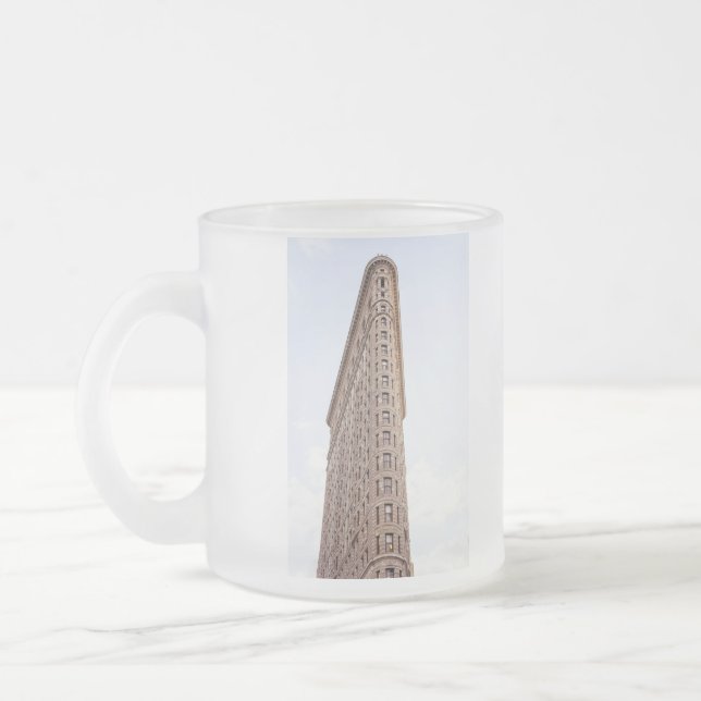 Taza De Cristal Esmerilado Edificio Flatiron Nueva York (Izquierda)
