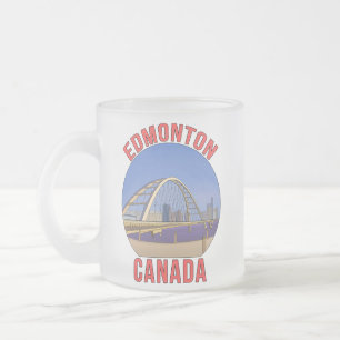 Taza De Cristal Esmerilado Edmonton Alberta Canada