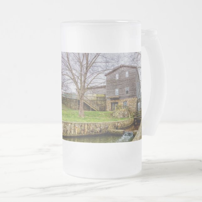 Taza De Cristal Esmerilado Edwards Mill Frosted Mug (Anverso derecho)