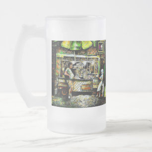 Taza De Cristal Esmerilado Efusivo