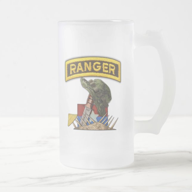 Taza De Cristal Esmerilado Ejército arrebató a veteranos guerra en Vietnam (Derecha)
