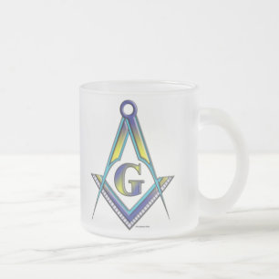Taza De Cristal Esmerilado El albañil