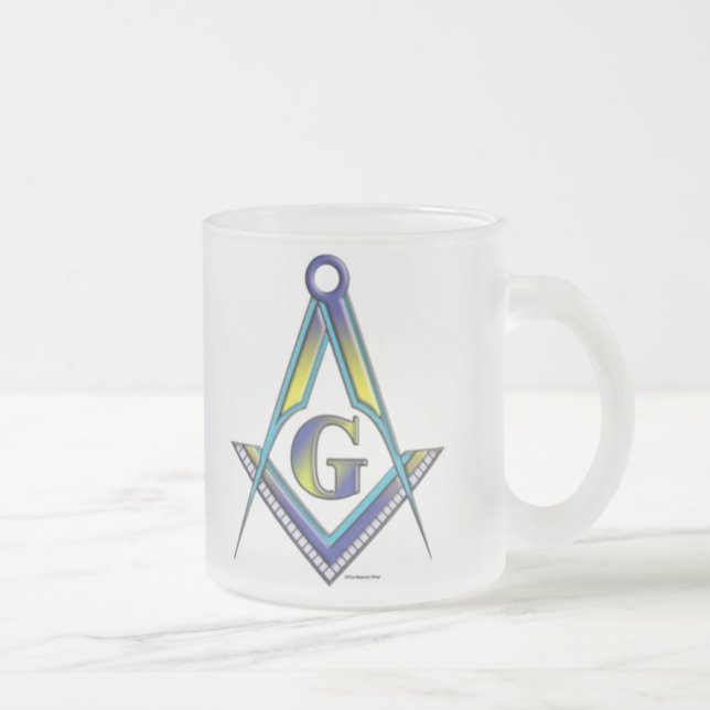 Taza De Cristal Esmerilado El albañil (Derecha)