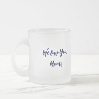 Taza De Cristal Esmerilado El amor de una madre